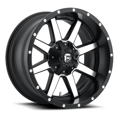 Fuel Wheel - 20x12 Fuel Maverick - Black Machined - 5x5.0 & 5x135