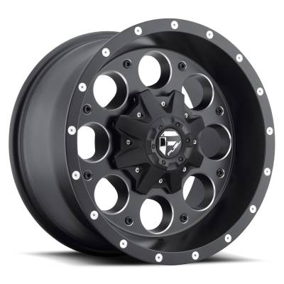 Fuel Wheel - 15x10 Fuel Revolver - Black Milled - 6x5.5