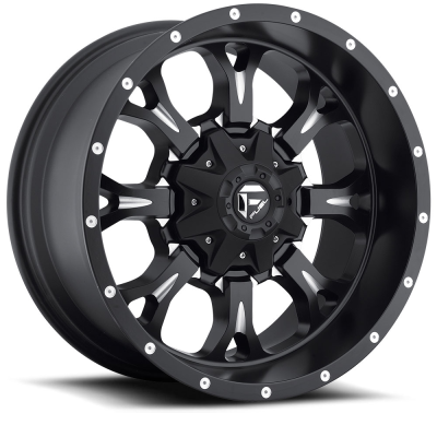 Fuel Wheel - 20x12 Fuel Krank - Black Milled - 6x135 & 6x5.5