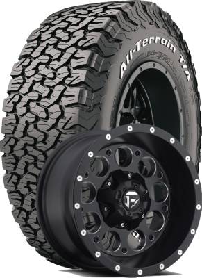 BF Goodrich - 37x12.50R17 BFG A/T KO2 on Fuel Revolver 525 Wheels