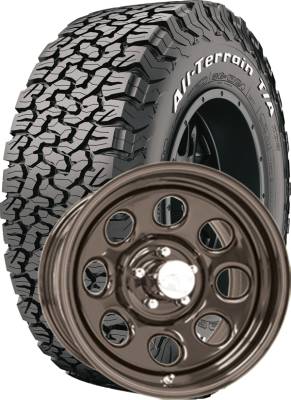 BF Goodrich - 37x12.50R17 BFG A/T KO2 on Steel Mountain Crawler Wheels