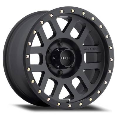 Method Racing Wheels - 17x8.5 Method Grid - Matte Black - 5x150 4.75"BS