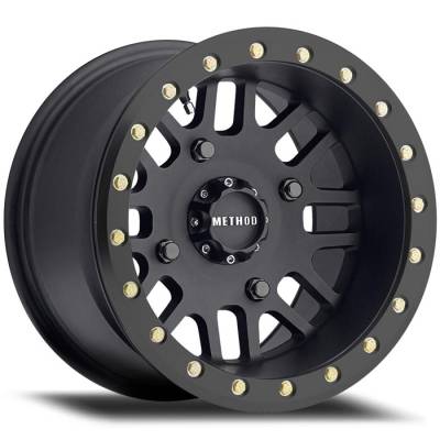 Method Racing Wheels - 14x10 Method MR406 UTV Beadlock - 4x136  5.3"BS - MATTE BLACK