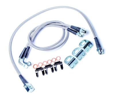 Tera-Flex Suspension - TeraFlex  TJ Front & Rear Brake Line Kit - 26"