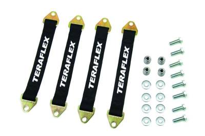 Tera-Flex Suspension - TeraFlex  JK Front & Rear Limit Strap Kit