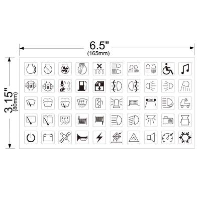 Bulldog Winch - Jeep/Truck Switch Labels