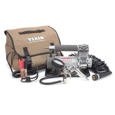 Viair Compressors - Viair 400P Portable Compressor Kit - W/ Auto-Fill Chuck/Gauge - 33% Duty Cycle