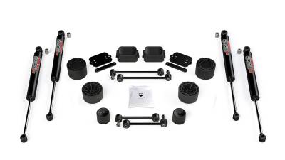 Tera-Flex Suspension - TeraFlex  JL 2-Door Rubicon: 2.5” Performance Spacer Lift Kit w/ 9550 VSS Shocks