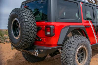 DV8 Offroad - TAILGATE MOUNTED TIRE CARRIER  WRANGLER JL 2018+