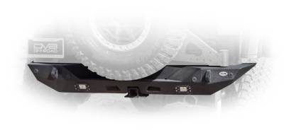 DV8 Offroad - Jeep JL Rear Bumper with LED Lights 18-Present Wrangler JL