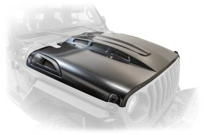 DV8 Offroad - Heat Dispersion Hood JL Wrangler 2 and 4 Door