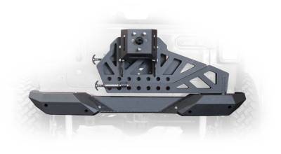 DV8 Offroad - Jeep JL Rear Bumper & Tire Carrier - Frame Mount - 18- Jeep Wrangler JL