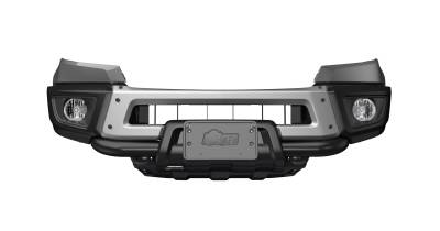 AEV - AEV Bison Front Bumper - Silver no tube - 2015+ Colorado trucks