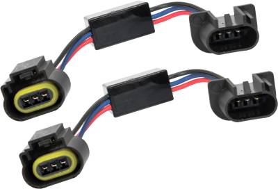 Vision X Lighting - VISION X PAIR OF HIGH 4 ADAPTER WITH H13 PLUGS (KEEPS LOW BEAMS ON WHEN HIGH BEAM ACTIVATED)