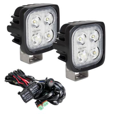 Vision X Lighting - VISION X KIT OF TWO DURA MINI 4 LED MIXED BEAM 10/25 DEGREE AND DUAL WIRE HARNESS