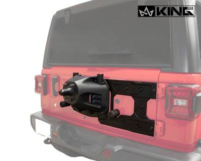 King 4WD - Baumer Heavy Duty Tire Carrier - Wrangler JK 2007-2018