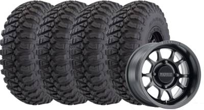 Kanati Tire - 32x9.50R15 Kanati Terra Master UTV on 15x7 Method 409 Black