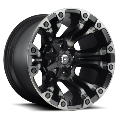 Fuel Wheel - 20 x 12  FUEL 1PC VAPOR MATTE BLACK DOUBLE DARK TINT - 6X135/5.5 - 4.77 BS