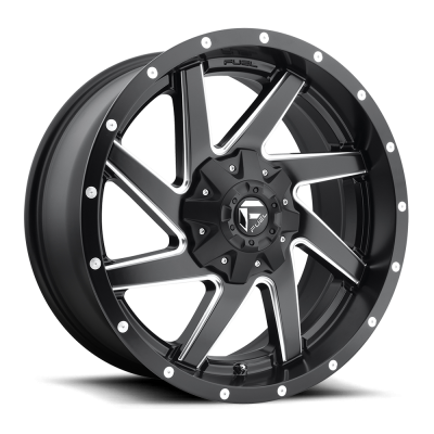 Fuel Wheel - 20 x 10  FUEL 1PC RENEGADE MATTE BLACK MILLED - 8X6.5 - 4.79 BS