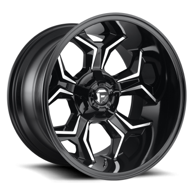 Fuel Wheel - 20 x 10  FUEL 1PC AVENGER GLOSS BLACK MILLED - 6X135/5.5 - 4.79 BS