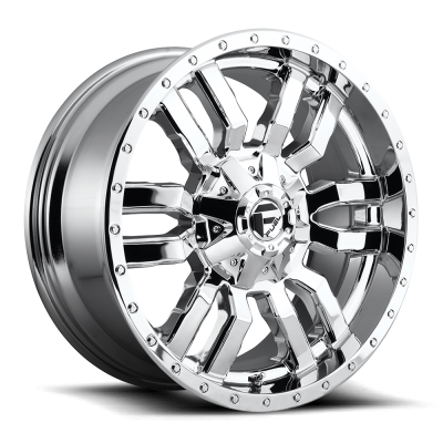 Fuel Wheel - 20 x 10  FUEL 1PC SLEDGE CHROME PLATED - 5X5.5/150 - 4.79 BS