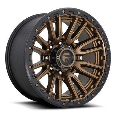 Fuel Wheel - 22 x 12  FUEL 1PC REBEL MATTE BRONZE BLACK BEAD RING - 8X170 - 4.77 BS