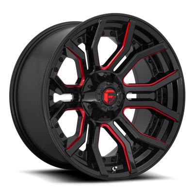 Fuel Wheel - 20 x 9  FUEL 1PC RAGE GLOSS BLACK RED TINTED CLEAR - 5X5.0/5.5 - 5.04 BS
