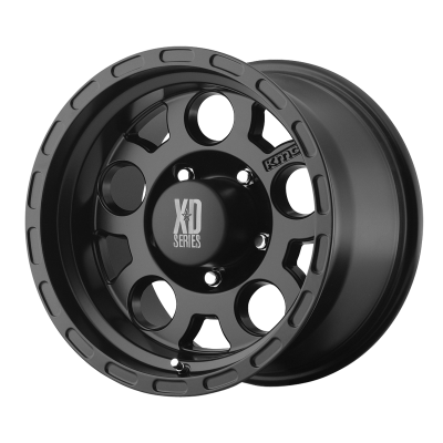 XD SERIES WHEELS - 17 x 9 XD  ENDURO MATTE BLACK - 6X5.5 - 4.76" BS