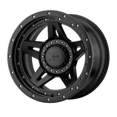 XD SERIES WHEELS - 20 x 12 XD  BRUTE SATIN BLACK - 8X6.5 - 4.77" BS