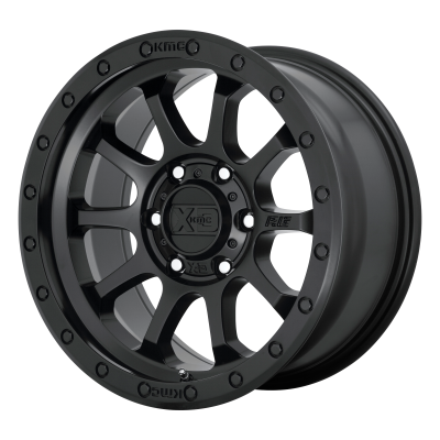XD SERIES WHEELS - 17 x 8.5 XD  RG3 SATIN BLACK - 5X5.0 - 4.75" BS