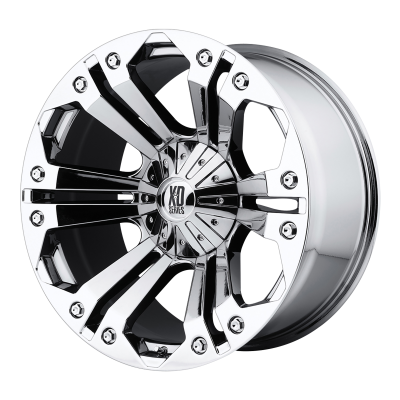 XD SERIES WHEELS - 20 x 10 XD  MONSTER CHROME - 8X6.5 - 5.03" BS