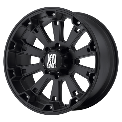 XD SERIES WHEELS - 17 x 9 XD  MISFIT MATTE BLACK - 6X5.5 - 5" BS