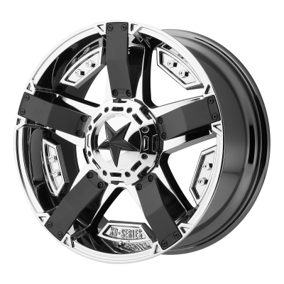 XD SERIES WHEELS - 20 x 9 XD  RS2 PVD WITH MATTE BLACK ACCENTS - 5X4.5/4.75 - 4.53" BS