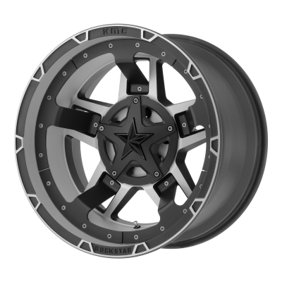 XD SERIES WHEELS - 20 x 9 XD  RS3 MATTE BLACK MACHINED - 6X135/5.5 - 5.71" BS