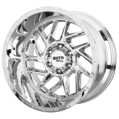 MOTO METAL - 22 x 10 MM BREAKOUT CHROME - 5X5.5