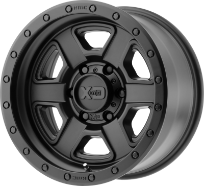 XD SERIES WHEELS - 18 x 9 XD  FUSION OFF-ROAD SATIN BLACK MACH W/ DARK TINT CLEAR COAT - 6X5.5 - 5" BS