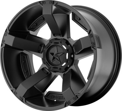 XD SERIES WHEELS - 22 x 9.5 XD  RS2 MATTE BLACK W/ ACCENTS - 5X150 - 6.63" BS