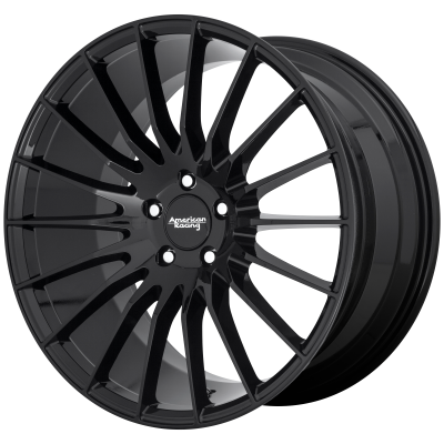 American Racing - 20 x 10 AR934 FASTLANE Gloss Black 5X4.5 - 7.07" BS