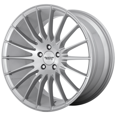 American Racing - 20 x 10 AR934 FASTLANE Brushed Silver 5X120 - 7.07" BS