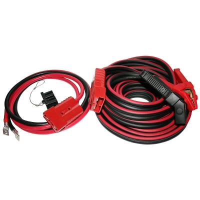 Bulldog Winch - Booster Cable Set 5 Ft x 1/0 Gauge W/Quick Connects and 7.5 Ft Truck Wire