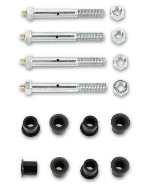 Warrior Products - GREASABLE BOLT & BUSHING KIT, 87-96 JEEP YJ, FRT, RR