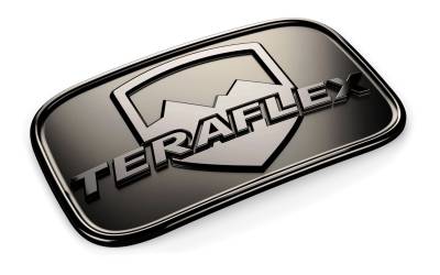 Tera-Flex Suspension - TeraFlex  JK: TeraFlex Logo License Plate Delete Badge