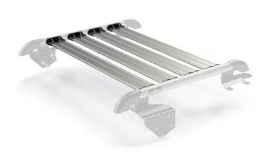 Tera-Flex Suspension - TeraFlex  JK 2dr: Nebo Roof Rack Cargo Slat Kit – Silver – 4-Piece