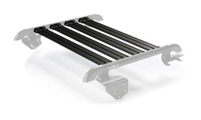 Tera-Flex Suspension - TeraFlex  JK 2dr: Nebo Roof Rack Cargo Slat Kit – Black – 4-Piece