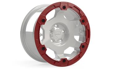 Tera-Flex Suspension - TeraFlex  Nomad Split Rash Ring Kit w/ Hardware – Red