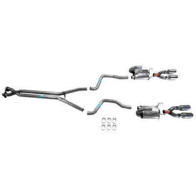 Dynomax - Dynomax 39462 Ultra Flo Cat-Back System Kit