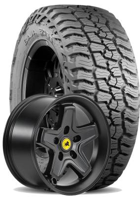 Mickey Thompson - LT315/70R17  M/T Baja Boss A/T on 17x8.5  AEV Pintler Black