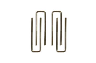 MaxTrac Suspension - MaxTrac Square U-Bolts (12.5" X 2.625" X 9/16") 2007-2020 Chevrolet 1500 2WD