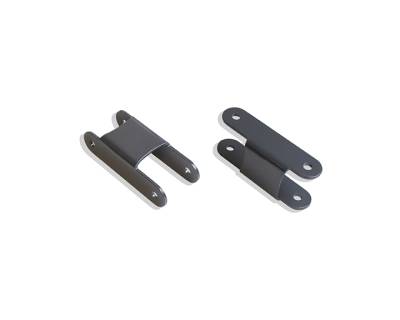 MaxTrac Suspension - MaxTrac Rear Lift Shackles - 1" Lift Height 2004-2012 Chevrolet Colorado 2WD