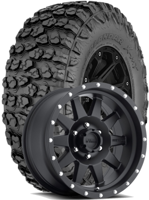 Yokohama Tire - 37x13.50R18 Geolandar X-MT on 18x9 Method Racing 301 Standard